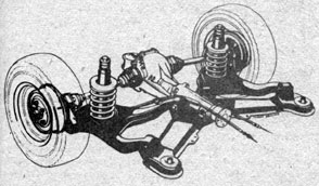 Niezale�ne zawieszenie k� tylnej osi nap�dowej Forda Granady